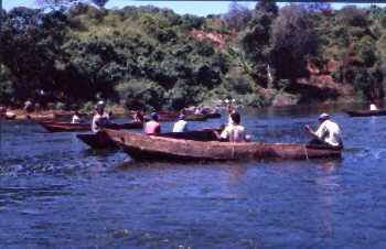 Fischer an der Nilquelle